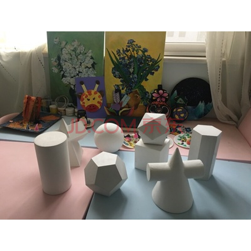 石膏大號幾何體組合模型 藝考素描教學的必備教具